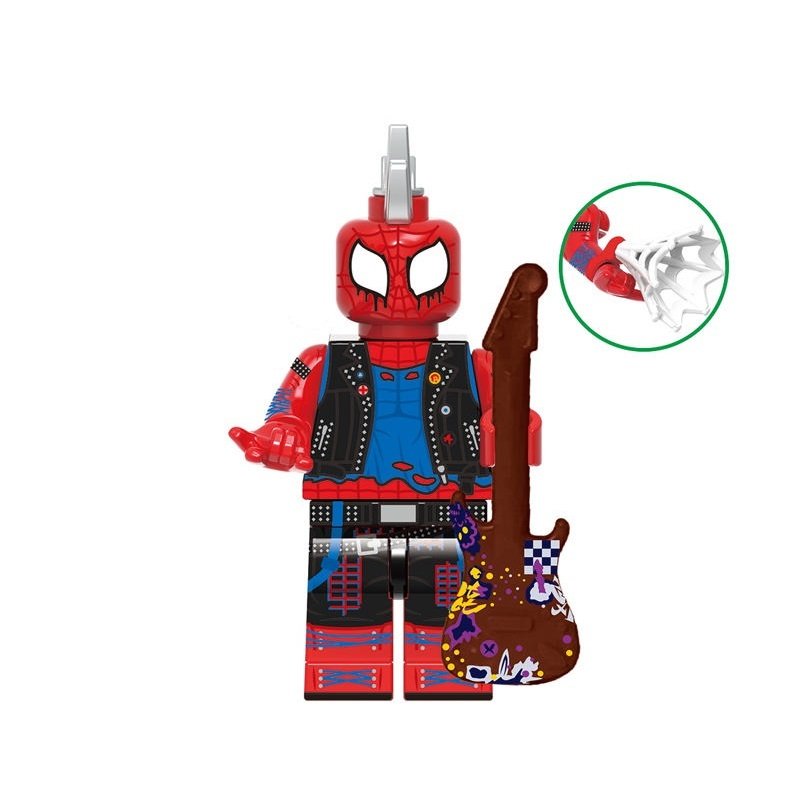 Custom Spider-Man Across the Spider-Verse Punk Spiderman Minifigure