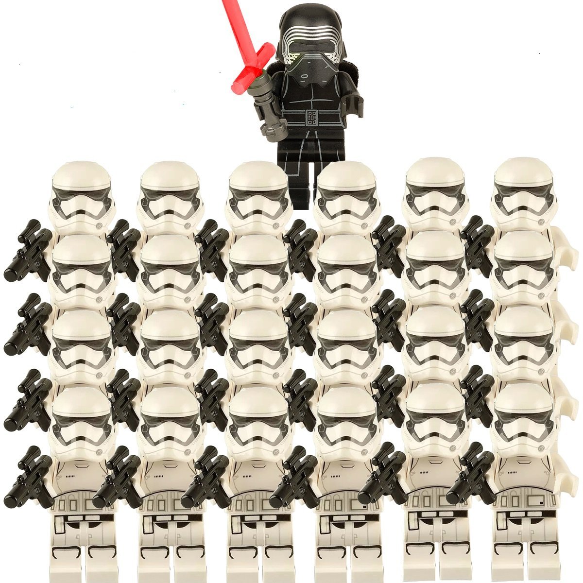 21pcs Star Wars Clone Trooper Kylo Ren Minifigures