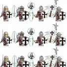 12pcs Knights of Tripoli Minifigures Medieval Building Toys