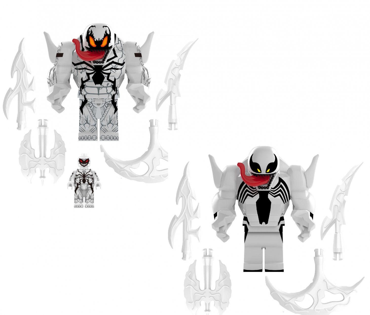 2pcs Anti Venom Big Figures