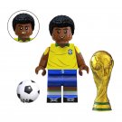 New Pele Star Football Player Minifigure