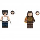 火の人 と 金剛狼ミニフィギュア スーパーヒーロー 积み木