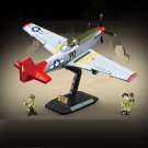 アメリカのP-51戦闘機 积み木第二次世界大戦积み木