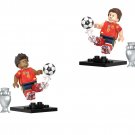 ラミン・ヤマル とダニ・オルモ ミニフィギュアサッカー积み木