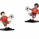 ラミン・ヤマル と C・ロナウド ミニフィギュアサッカー积み木