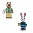 ジュディ・ホップスと ナマケモノミニフィギュア えいが 积み木