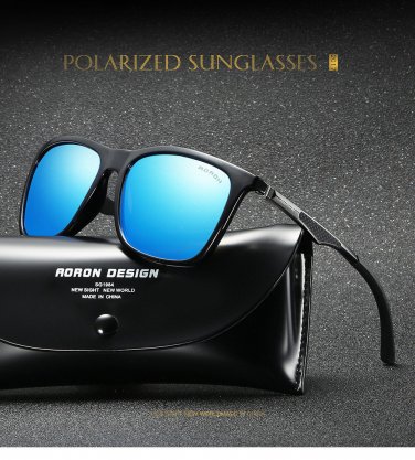 AORON Mens Retro Metal Aviator Polarized Sunglasses Glasses Driving Eyewear