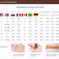US Round Champagne Topaz Vintage Flower Rose Gold Plated Ring Women Size 5-11