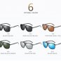 Mens Retro Polarized Sunglasses Oversized Mirror Pilot Driving Fashion Eyewear