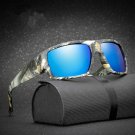 New Vintage Retro Men Camo Polarized Sunglasses Luxurious Sport Outdoor Eyewear