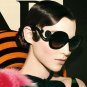 Womens Vintage Retro Wave Shades Oversized Designer Sunglasses Fashion Eyewear