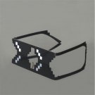 Trend Black White Mosaic Funny Creative ABS Glasses Novelty Costumes Accessories
