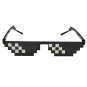 Trend Black White Mosaic Funny Creative ABS Glasses Novelty Costumes Accessories