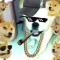 Trend Black White Mosaic Funny Creative ABS Glasses Novelty Costumes Accessories