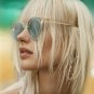 New Womens Mirrored Sunglasses Vintage Eyewear Retro Oversized UV400 Eye Glasses