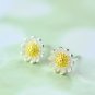 Lovely Daisy Flower Ear Stud Earrings Women's Silver Plated Fashion Jewelry Gift