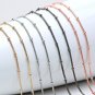 24 inch Long Snake Chain Necklace Rose/Gold/Silver/Black Women's Fashion Jewelry