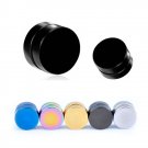 8mm Stainless Steel Magnetic Ear Stud Men Women Clip On Non-Pierced Earring Gift