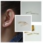 Leaf Shape Women Fashion Crawler Ear Studs Vines Sweep Pin Earring Jewelry Gift