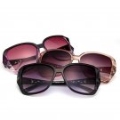 Fashion New Oversized Sunglasses Women Large Vintage Metal Shade Eyewear Glasses