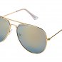 Unisex Vintage Retro Women Men Glasses Aviator Mirror Lens Sunglasses Fashion