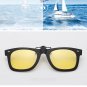 New Driving Polarized Mirrored Clip-on Fashion Glasses Flip-up Sunglasses UV400