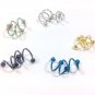 Stainless Steel Spiral Helix Cartilage Ear Stud Lip Nose Body Piercing Jewelry