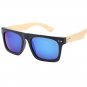 Retro Men's Bamboo Sunglasses Polarized UV400 Pilot Aviator Fashion Eyewear