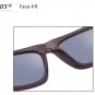 Retro Men's Bamboo Sunglasses Polarized UV400 Pilot Aviator Fashion Eyewear