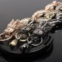 Dragon Titanium Steel Bangle Bracelet Vintage Jewellery Chain Black/Bronze/Gold