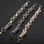 Dragon Titanium Steel Bangle Bracelet Vintage Jewellery Chain Black/Bronze/Gold