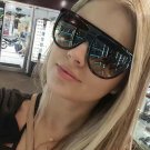 New Fashion UV400 Vintage Women's Sunglasses Oversized Eyewears Outdoor Glasses