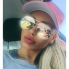 Women's  Luxury Polarized Sunglasses Vintage Mirror Glasses Gold Metal Eyewear