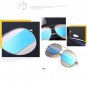 Women's Luxury Polarized Sunglasses Vintage Mirror Glasses Gold Metal Eyewear