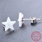 Sterling Silver 925 Star Cut White Opal Stud Earrings for Women | US STOCK