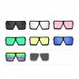 Unisex Oversized Sunglasses Large Frame Square Glasses Fashion Summer Eyewear