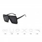 Unisex Oversized Sunglasses Large Frame Square Glasses Fashion Summer Eyewear