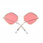 New Summer Women's Gold Metal Sunglasses Irregular UV400 Lens Outdoor Eyewear