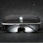 New Luxurious Mens Polarized Sunglasses Black Gold Metal Glasses Fashion Eyewear