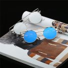 Vintage Fashion Round Aviator Metal Mirror Sunglasses Men Women's Accessories