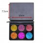 6 Colors DIY Women Party Makeup Eye Shadow Powder Rainbow Sequins Beauty Tool