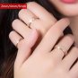 Size 3-10 Rose Gold Frosted Titanium Steel 2/4/6mm Wedding Band Men/Women's Ring