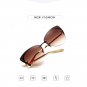 New Cat Eye Sunglasses Women Oversized Gold Metal Mesh Vintage Fashion Eyewear