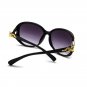 New Women Sunglasses Vintage Gold Fox Shaped Oversized Glasses Fashion Eyewear