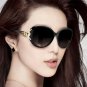 New Women Sunglasses Vintage Gold Fox Shaped Oversized Glasses Fashion Eyewear