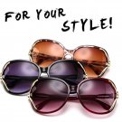 New Women Sunglasses Gold Flower Shades Vintage Glasses Summer Trend Eyewear
