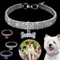 Luxurious Three Row Rhinestone Alloy Pet Collar New Puppy Dog Collar Accessories