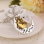 "I Love You Mom"  Silver Gold Choker Necklace Mother's Day Birthday Jewelry Gift