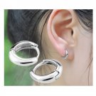 Women's Fashion Hook Ear Studs Silver Plated Jewelry Wedding Enagement Gift New