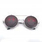 New Cool Smile Round Sunglasses Gold Metal UV400 Glasses Summer Beach Eyewear